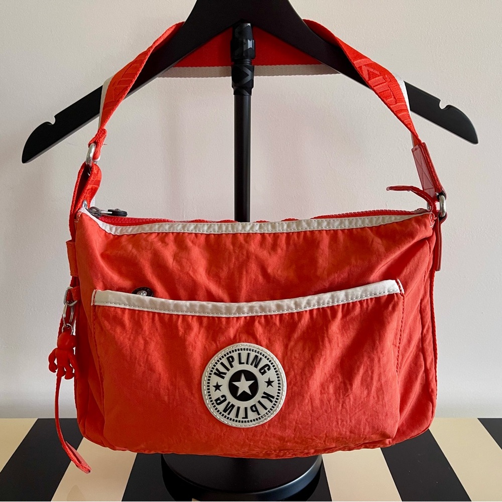 Kipling Erna Bright Orange Shoulder Bag